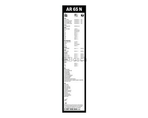 Щітка склоочисника Bosch 3 397 008 844