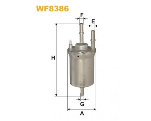 Фільтр паливний Wixfiltron WF8386