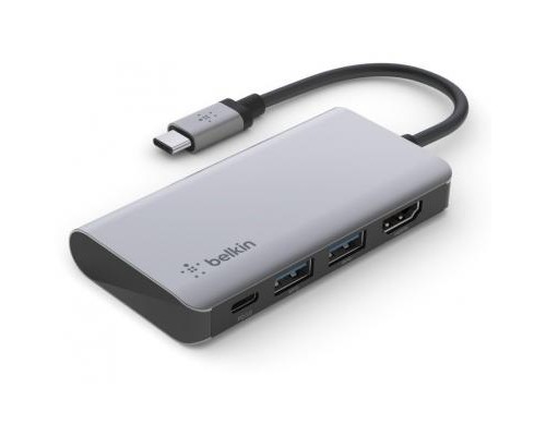 Концентратор Belkin USB-C 4in1 Multiport Dock (AVC006BTSGY)