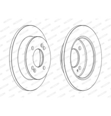 Гальмівний диск FERODO DDF2655C