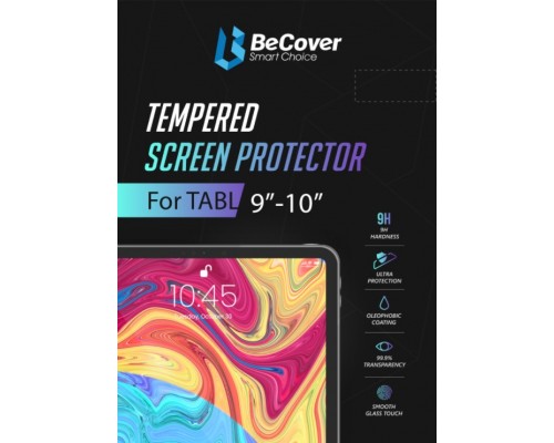 Скло захисне BeCover Samsung Tab S7 FE 12.4 SM-T730/SM-T735/S8 Plus 5G SM-X800/SM-X806/S9 FE Plus SM-X610/SM-X616B (706652)