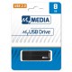 USB флеш накопичувач Verbatim 8GB MyMedia Black USB 2.0 (69260) 