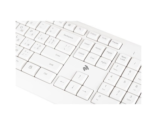 Клавіатура 2E KS220 Wireless White (2E-KS220WW)