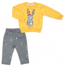 Набір дитячого одягу Breeze із зайчиком (16672-74G-yellow)