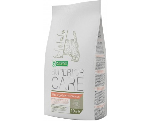 Сухий корм для собак Nature's Protection NP Superior Care White dogs Grain Free Salmon Adult Small an (NPSC45835) Сухий корм для собак Nature's Protection NP Superior Care White dogs Grain Free Salmon Adult Small an (NPSC45835)
