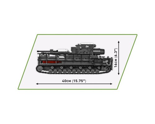 Конструктор Cobi Самохідна мортира Карл 1:28, 1574 деталей (COBI-2560)