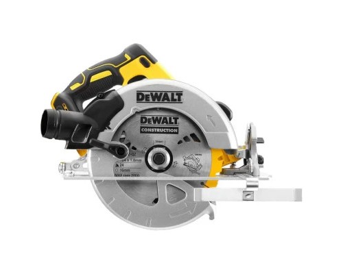 Дискова пила DeWALT 18В XR Li-Ion, диск 184х16 мм (без АКБ та ЗП) (DCS570N)