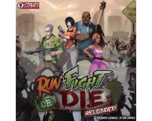 Настільна гра Grey Fox Games Run Fight or Die Reloaded Kickstarter Edition , англійська (616909967247)
