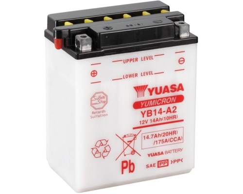 Акумулятор автомобільний Yuasa 12V 14,7Ah YuMicron Battery (YB14-A2)