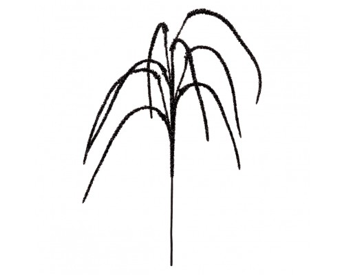 Декоративна гілка YES! Fun Каскад 112 см, чорна, глітер (974315)