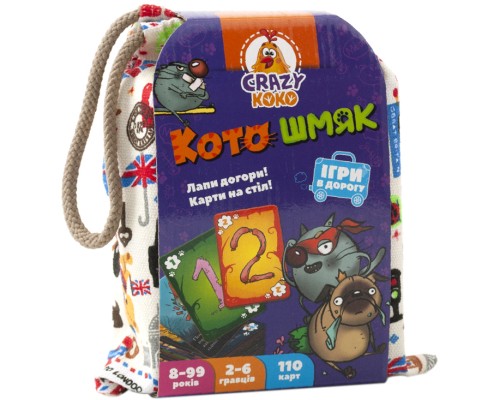 Настільна гра Vladi Toys Гра в мішечку Котошмяк (укр) (VT8077-09)