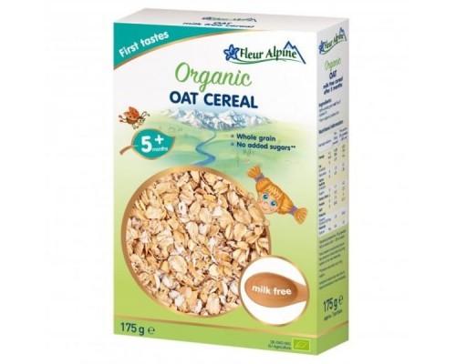 Дитяча каша Fleur Alpine Organic Oat Вівсяна 175 г (4779050670131)