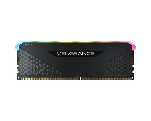 Модуль пам'яті для комп'ютера DDR4 16GB 3600 MHz Vengeance RGB RS Black Corsair (CMG16GX4M1D3600C18)