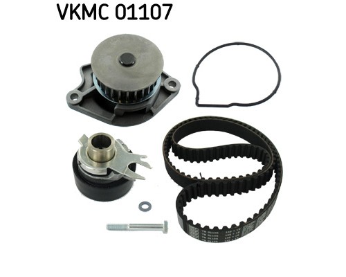 Комплект ременя ГРМ з помпой SKF VKMC 01107