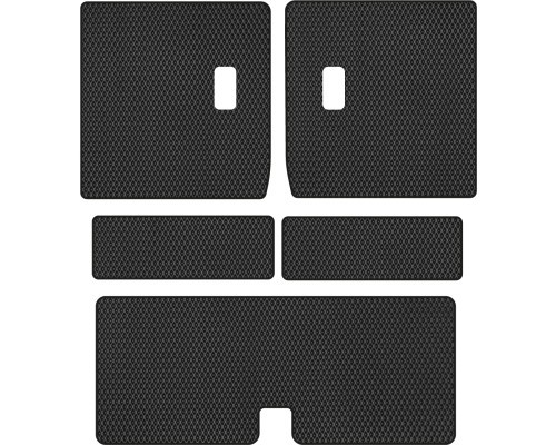 Килимок в багажник EVAtech Nissan Pathfinder (R51) 2004-2014 3 покол (NS33133BE5RBB)