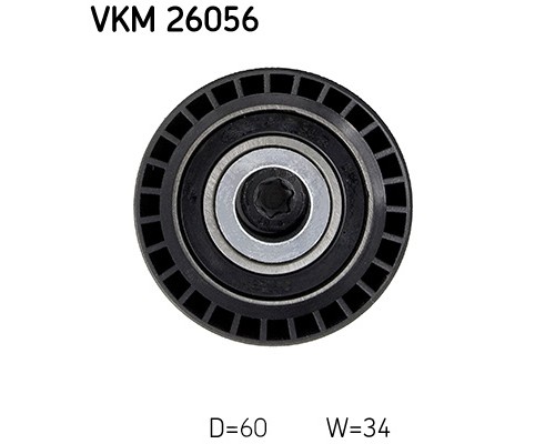 Ролик натягувача ременя SKF VKM 26056