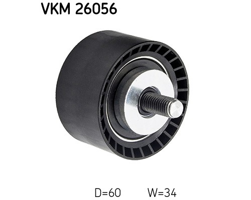 Ролик натягувача ременя SKF VKM 26056