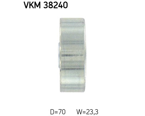 Ролик натягувача ременя SKF VKM 38240