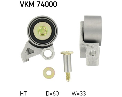 Ролик натягувача ременя SKF VKM 74000