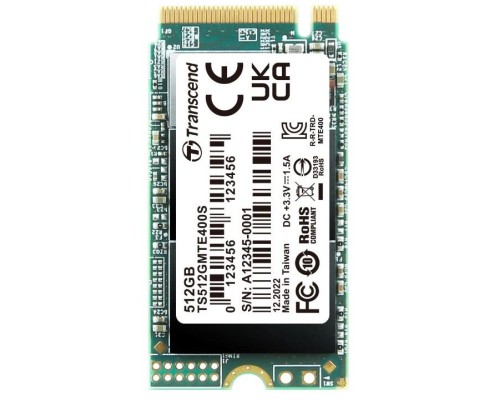 Накопичувач SSD M.2 2242 512GB Transcend (TS512GMTE400S)