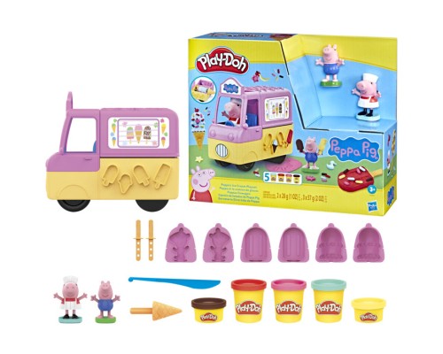 Набір для творчості Hasbro Play-Doh Машинка з морозивом Свинки Пеппи (F3597)