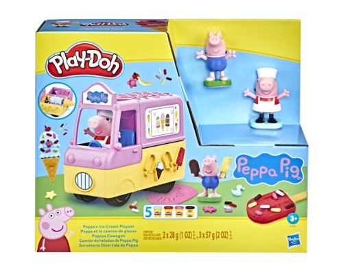 Набір для творчості Hasbro Play-Doh Машинка з морозивом Свинки Пеппи (F3597)