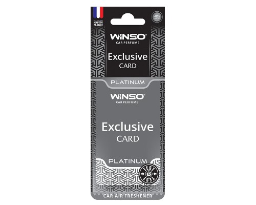 Ароматизатор для автомобіля WINSO Card Exclusive Platinum (533140) 