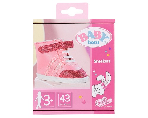 Аксесуар до ляльки Zapf Взуття для ляльки Baby Born - Рожеві кеди (833889)