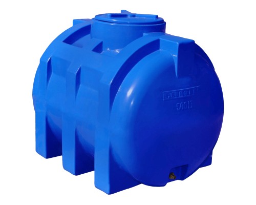 Ємність для води Рото Європласт горизонтальна харчова 500 л синя (39)