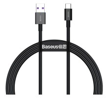 Дата кабель USB 2.0 AM to Type-C 2.0m 3A Black Baseus (CATYS-A01)