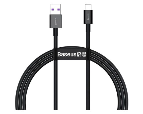 Дата кабель USB 2.0 AM to Type-C 2.0m 3A Black Baseus (CATYS-A01)