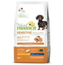 Сухий корм для собак Trainer Natural Dog Sensitive Adult Mini With Salmon 2 кг (8059149252391)