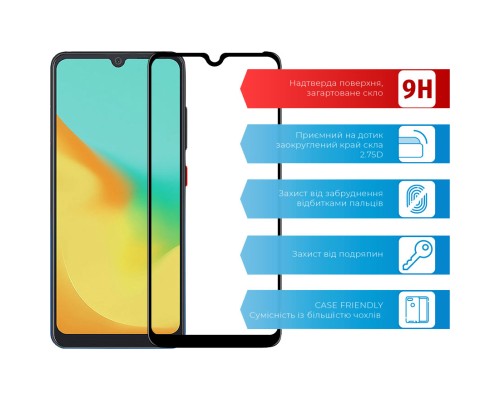 Скло захисне ACCLAB Full Glue ZTE Blade A7 2019 (1283126508851)