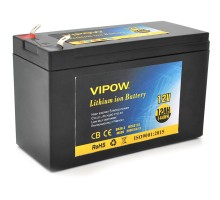 Батарея до ДБЖ Vipow 12V - 12Ah Li-ion (VP-12120LI) 