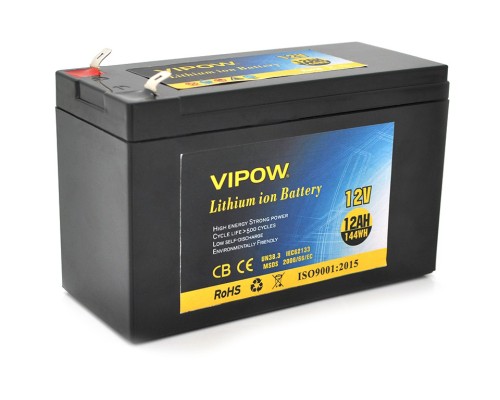 Батарея до ДБЖ Vipow 12V - 12Ah Li-ion (VP-12120LI) 