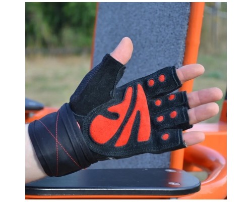 Рукавички для фітнесу MadMax MFG-568 Extreme 2nd edition Black/Red XL (MFG-568_XL)