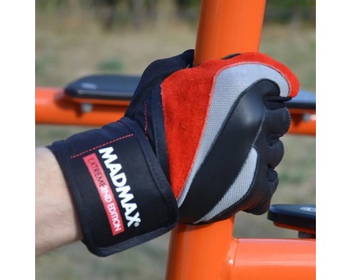 Рукавички для фітнесу MadMax MFG-568 Extreme 2nd edition Black/Red XL (MFG-568_XL)