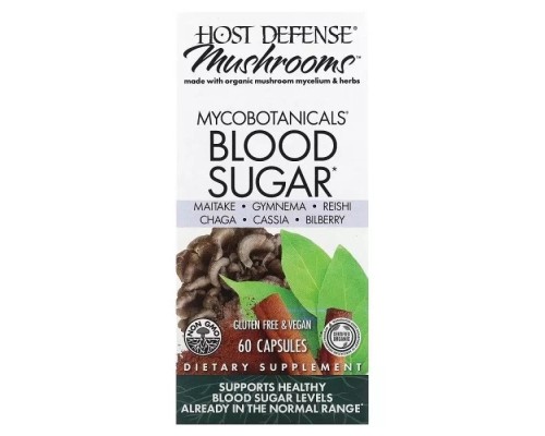 Трави Fungi Perfecti Гриби для нормалізації рівня цукру, MycoBotanicals, Blood Sugar, (FPI-70474)