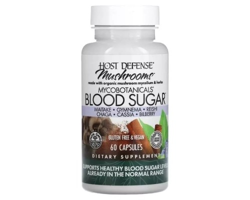 Трави Fungi Perfecti Гриби для нормалізації рівня цукру, MycoBotanicals, Blood Sugar, (FPI-70474)