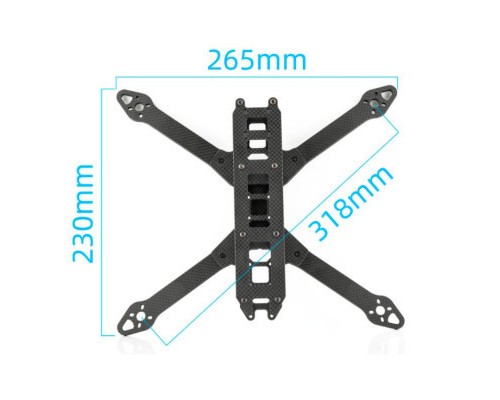 Рама для дрона Hobbyporter 7 дюймів (HP9915.0340) Рама для дрона Hobbyporter 7 дюймів (HP9915.0340)
