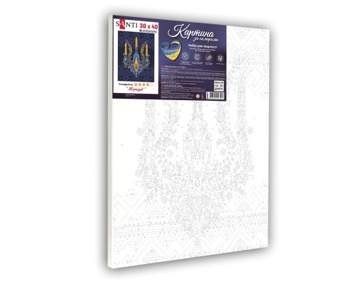 Картина по номерам Santi Тризуб ©pollypop92 30*40 см (954694)