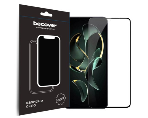 Скло захисне BeCover Xiaomi 13T/13T Pro Black (710171)