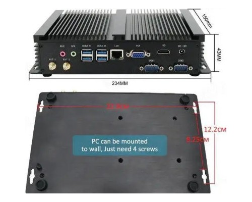 Промисловий ПК VenPOS GK-8269U Intel Corei5-8265/8Gb/256G/VGA/HDMI/2xRS232/4xUSB (GK-8269U-8-256)