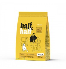 Сухий корм для кішок Half&Half з яловичиною 300 г (4820261920956)