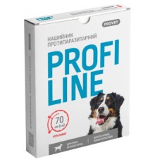 Нашийник для тварин ProVET Profiline для великих порід (інсектоакарицид) 70 см кораловий (4823082431007)