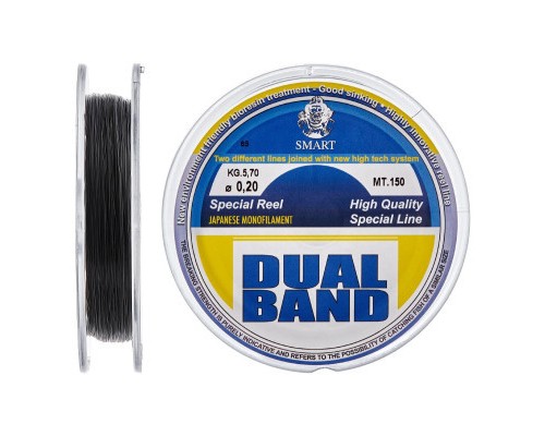 Волосінь Smart Dual Band 150m 0.35mm 16.5kg (1300.04.04)