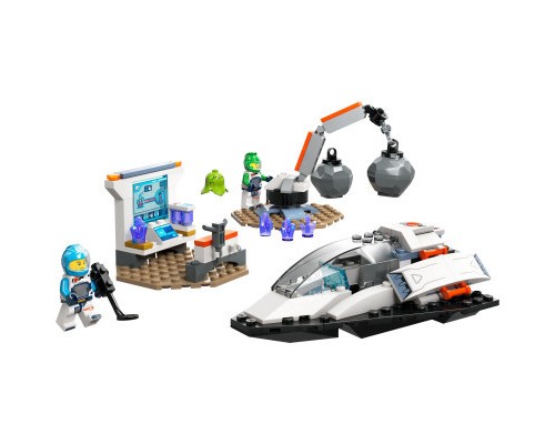 Конструктор LEGO City Космічний корабель і дослідження астероїда 126 деталей (60429)