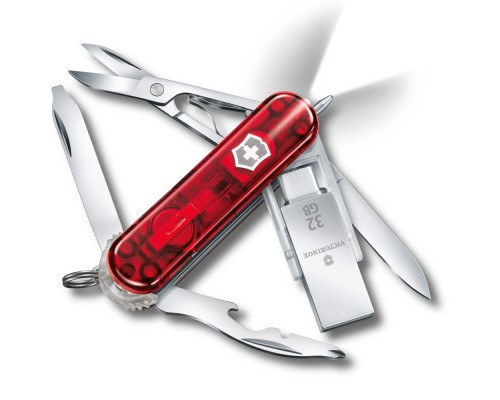Ніж Victorinox Midnite ManagerWork 58 мм LED/USB 3.0/3.1 32 Gb (4.6336.TG32)