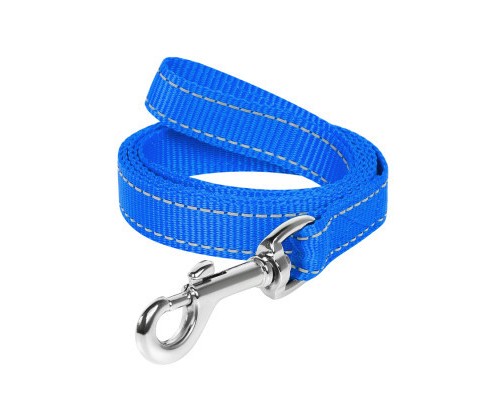 Повідок для собак Dog Extreme з нейлону Ш 14 мм Д 150 см блакитний (04592)