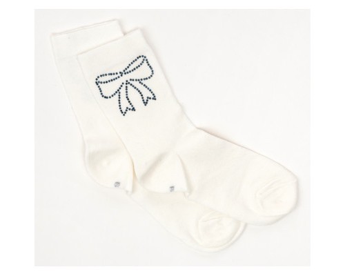 Шкарпетки дитячі UCS Socks з бантиком (M0C0102-0908-9G-beige)